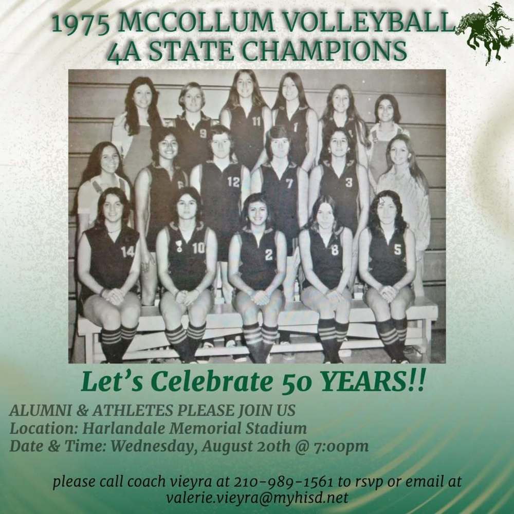 McCollum Volleyball 1975