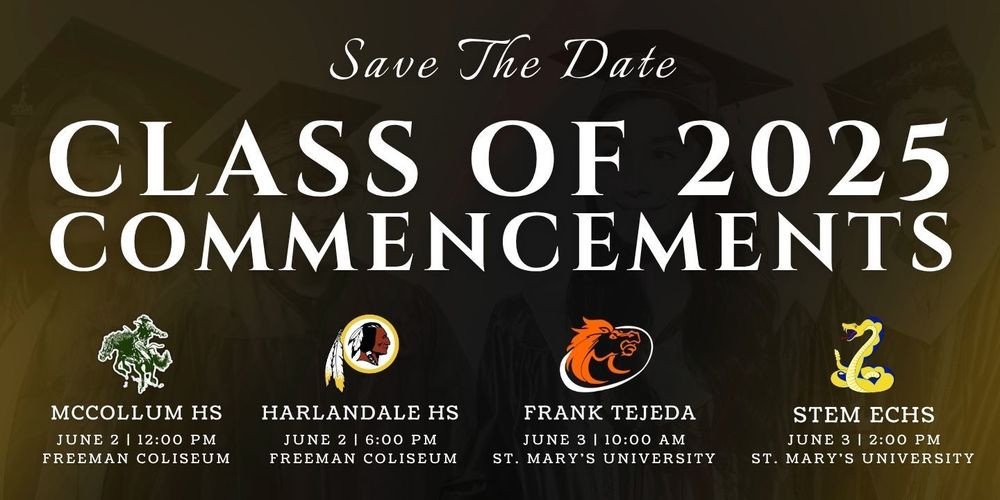 Save the Date: 2025 Commencement Ceremonies 
