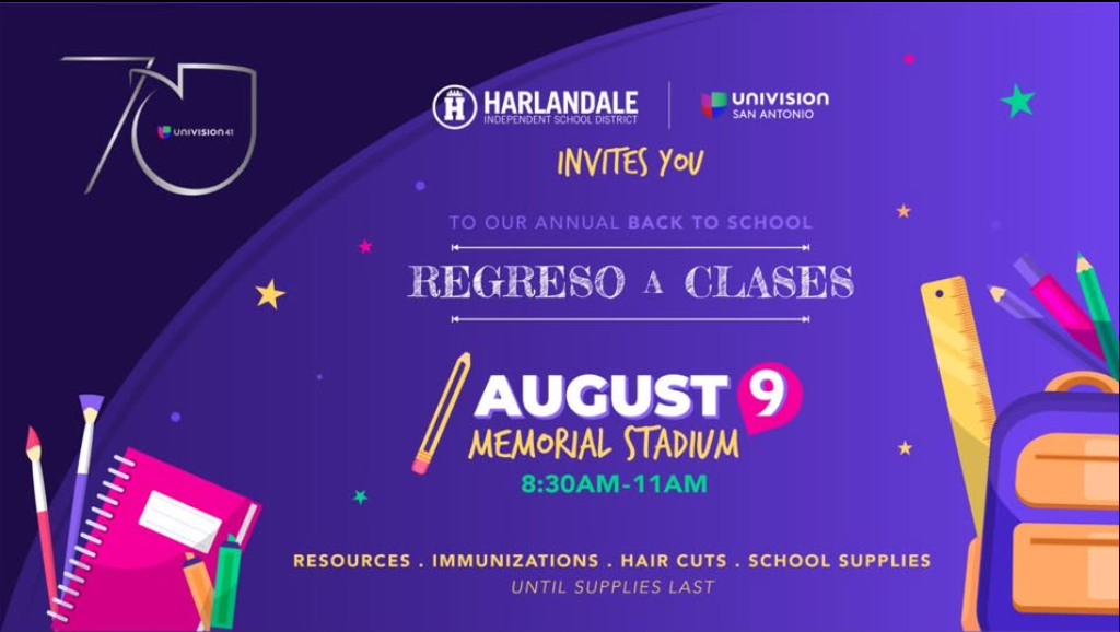 HISD Back to School Bash - August 09, 2025 at Memorial Stadium from 8:30am to 11:00am