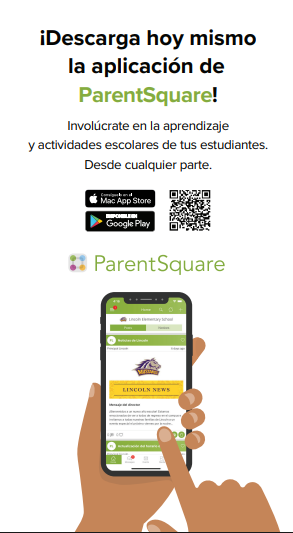 Download ParentSquare app Spanish Flyer