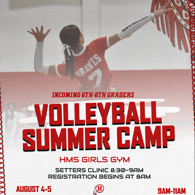 HMS Summer Volleyball Camp August 4th and 5th 