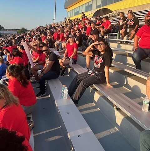 Picture of HMS Braves at the 2025 HISD Convocation