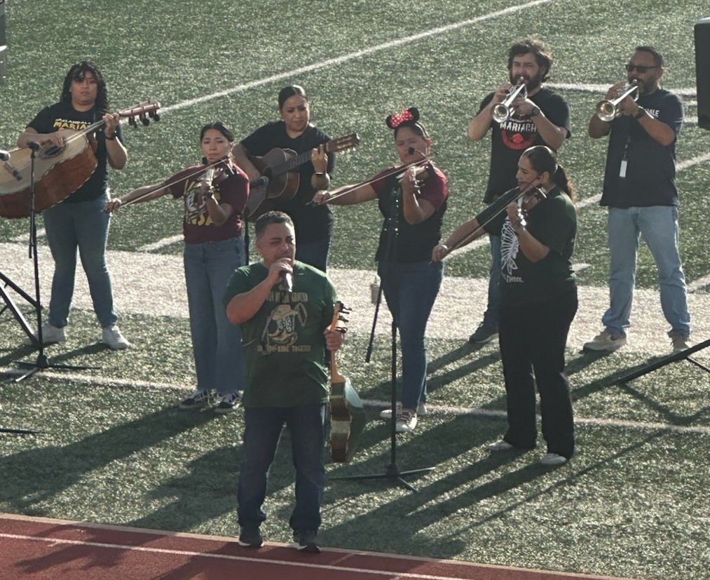 Picture of HMS Braves at the 2025 HISD Convocation