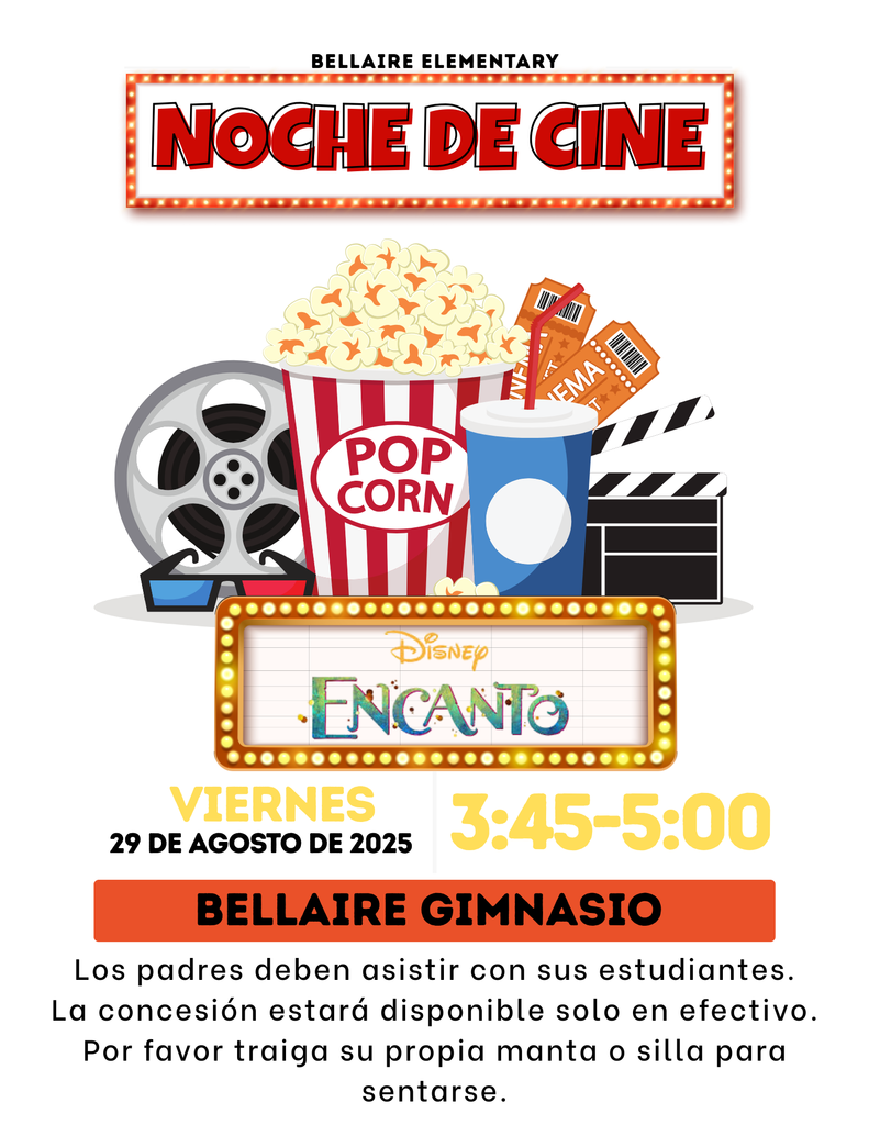 Movie Night Flyer-Spanish