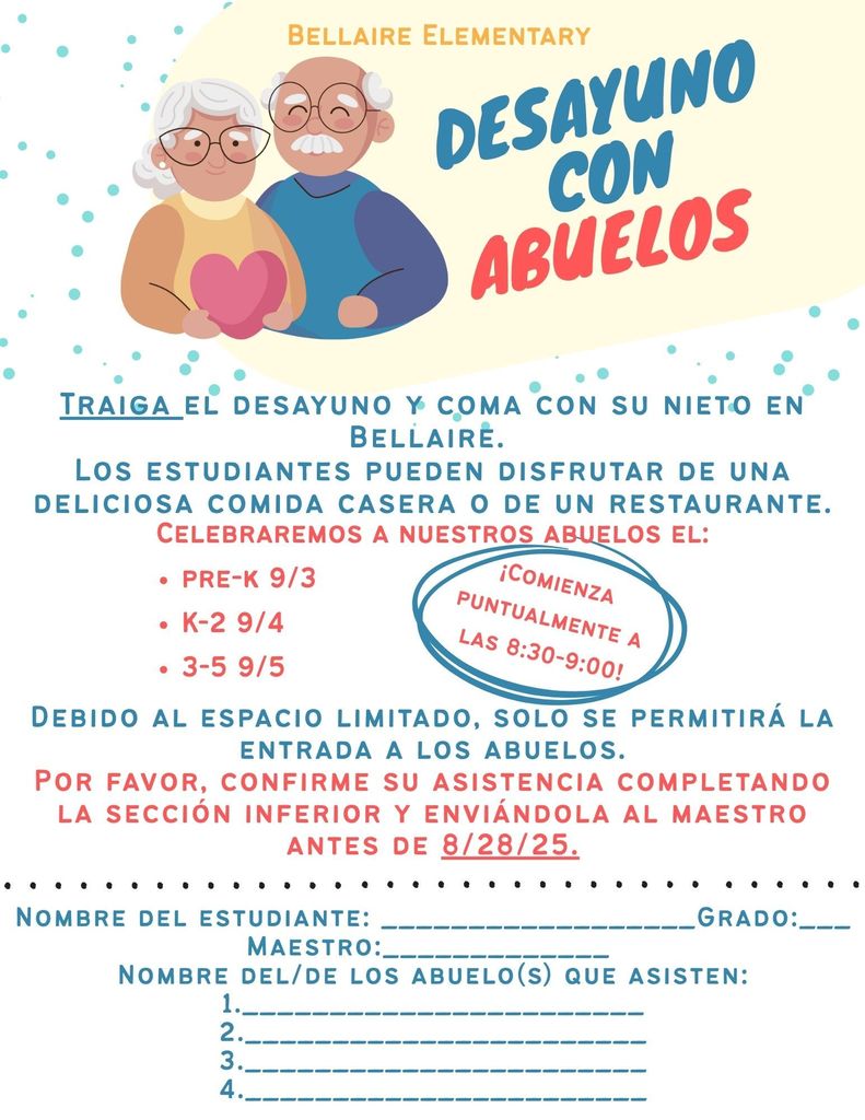 Grandparents Day Flyer-Spanish