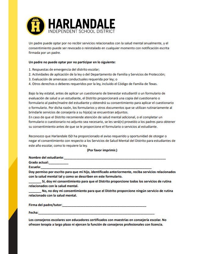 Counseling (Spanish 3)