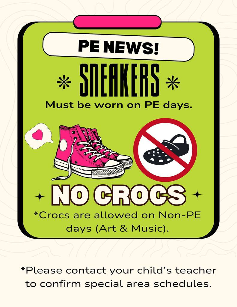 No Crocs