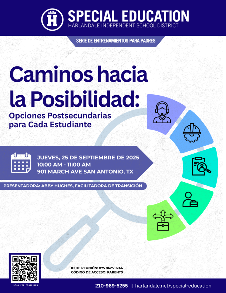 SPED Parent Training Series