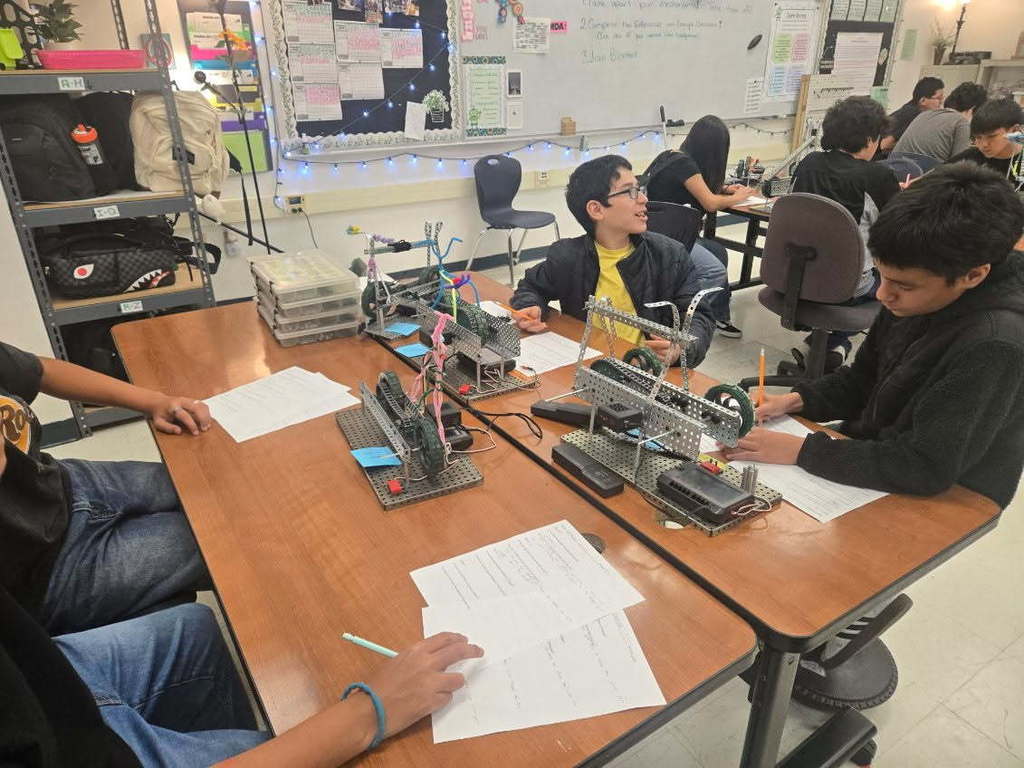 Students engineered and constructed bicycles to investigate the impact of gear size on speed and torque within mechanical systems.
