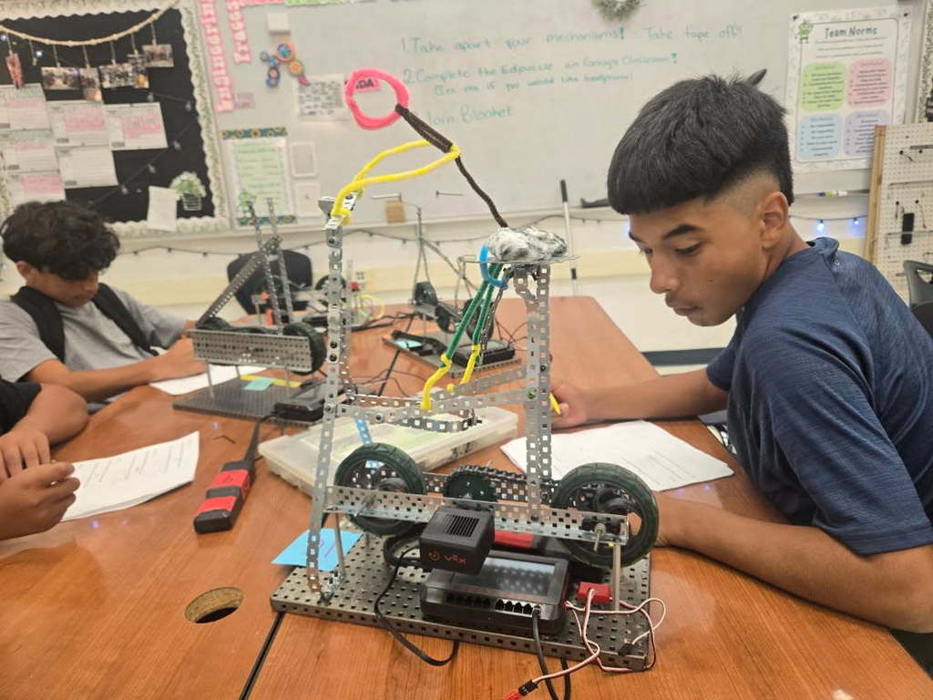 Students engineered and constructed bicycles to investigate the impact of gear size on speed and torque within mechanical systems.