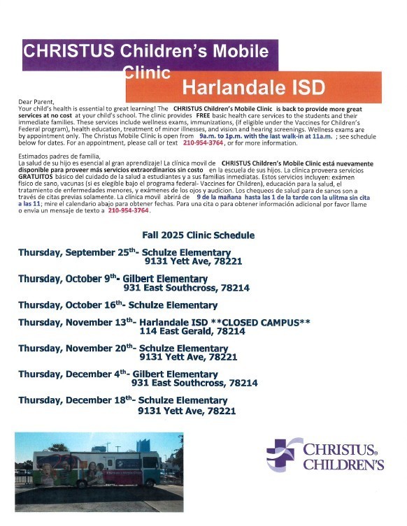 Mobile Clinic- Children's