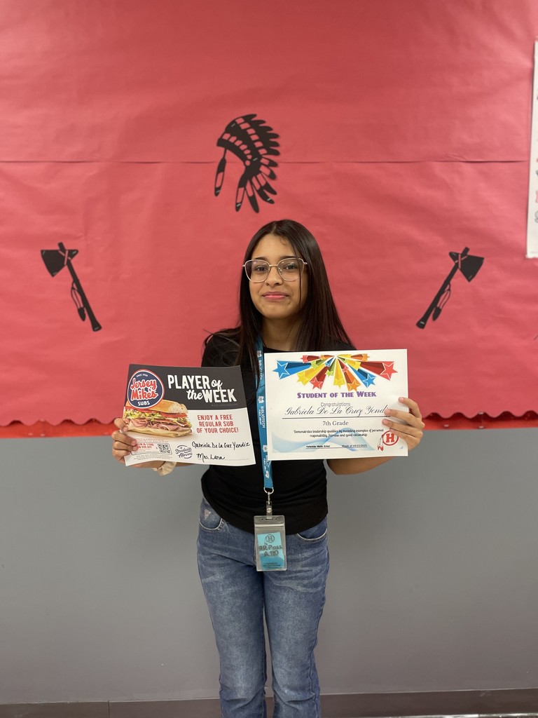 7th Grade Student of the Week