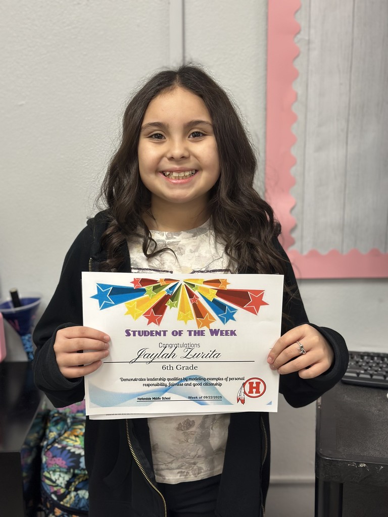 6th Grade Student of the Week