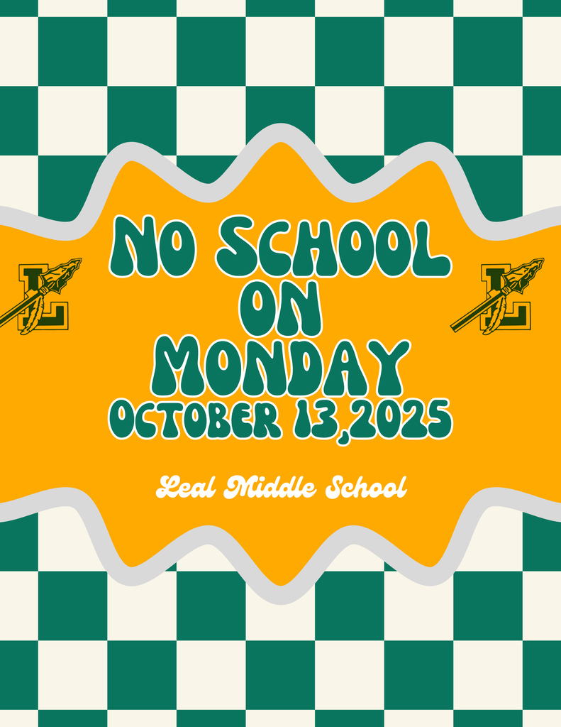 No School on Monday!