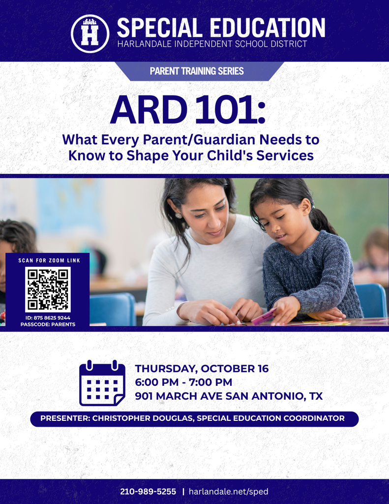 SPED Parent Training Series