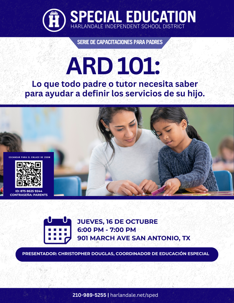 SPED Parent Training Series