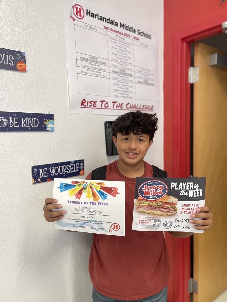 Student of the Week