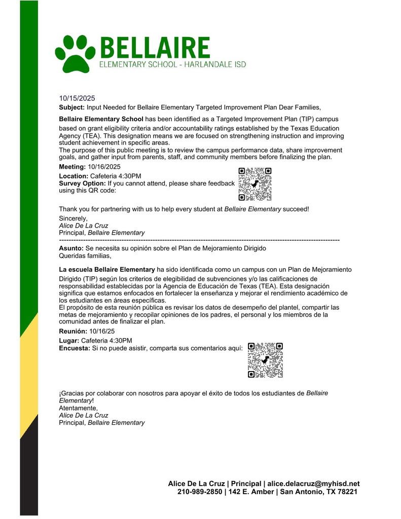 Public Meeting Notice
