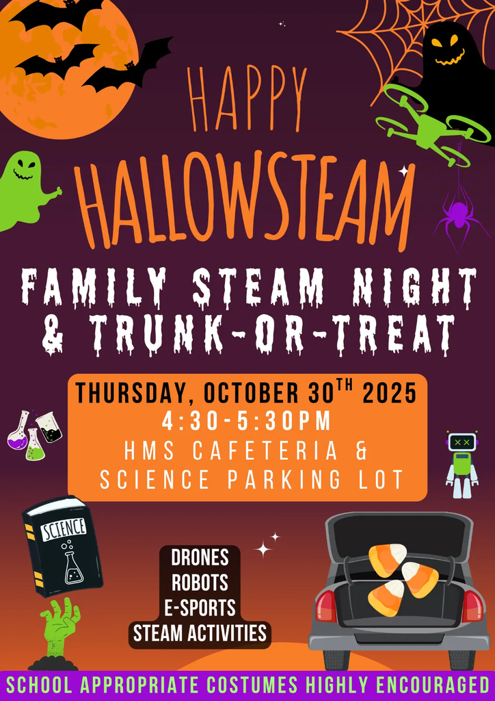 HallowSTEAM Night 10/30 English Flyer