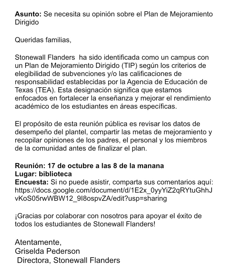 information