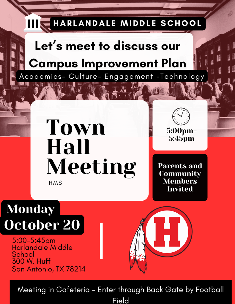 HMS Town Hall Meeting Flyer English