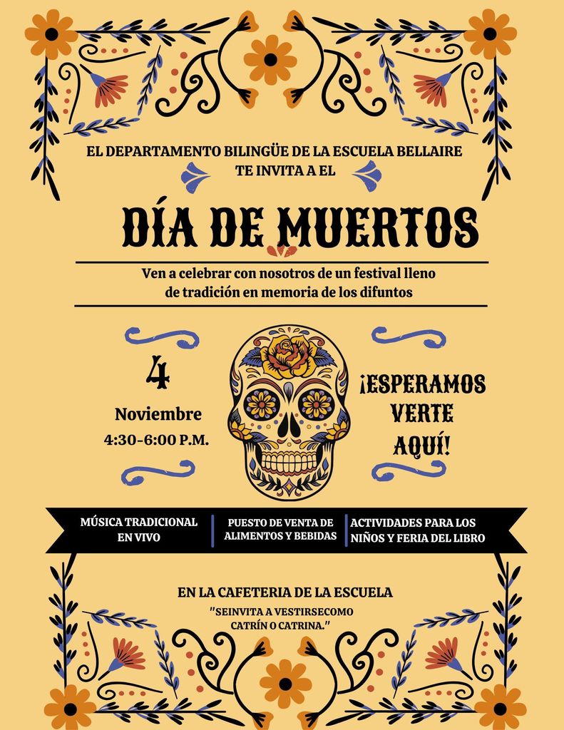 day of the dead flyer-spanish