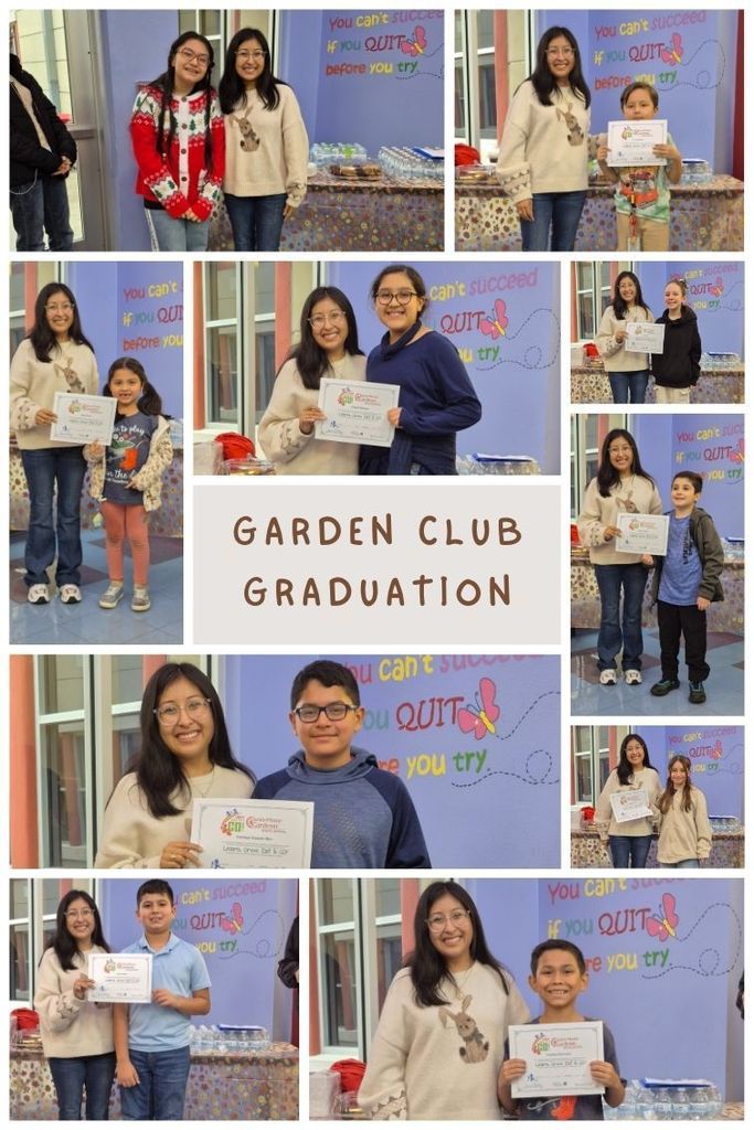Garden Club Graduation