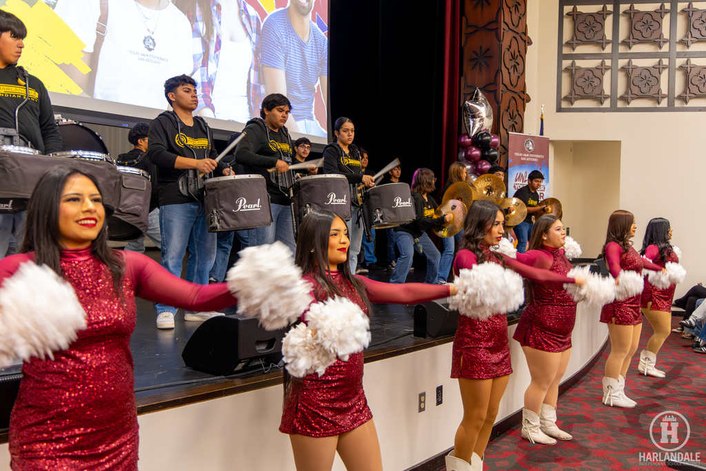Texas A&M San Antonio. Harlandale ISD Pep Rally