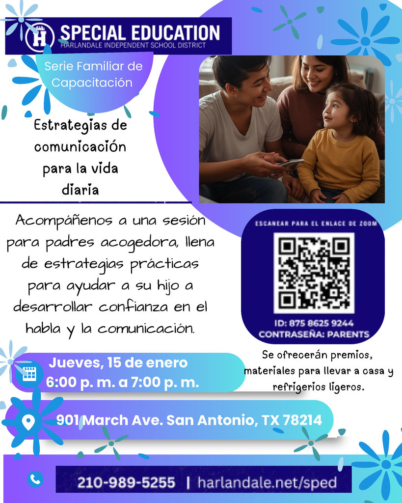 Family Training Series Speech Strategies Jan