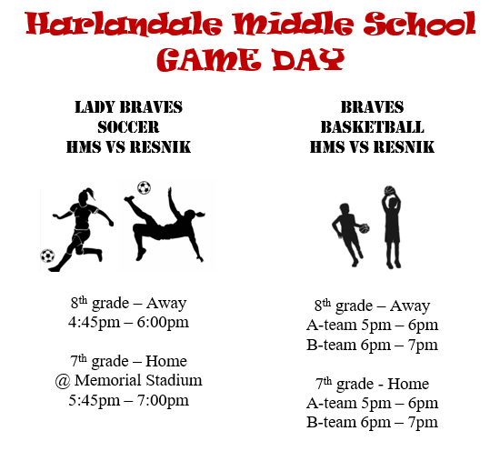 Lady Braves Soccer and Braves Basketball - HMS vs Resnik on 01/14/2026