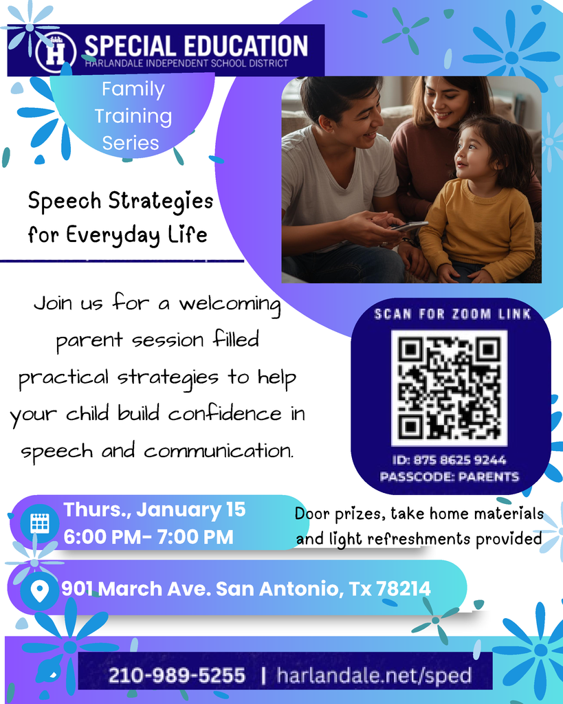 Family Training Series Speech Strategies Jan