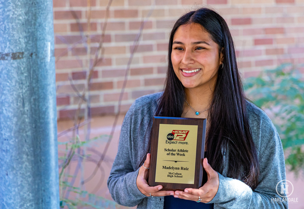 260116 McCollum KSAT Athlete of the Week-2