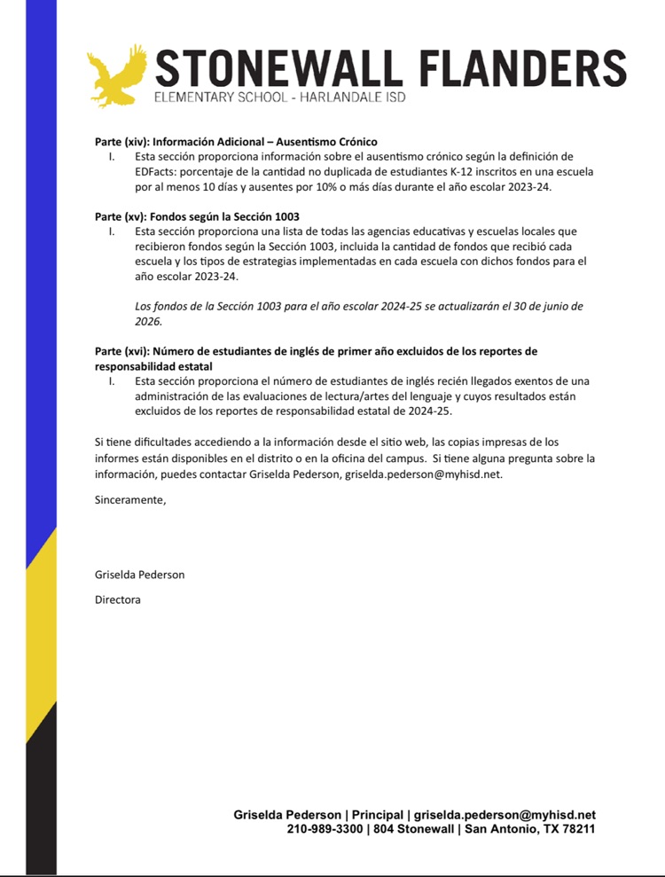 federal report cards