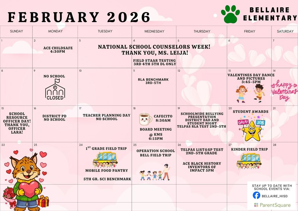 February Calendar
