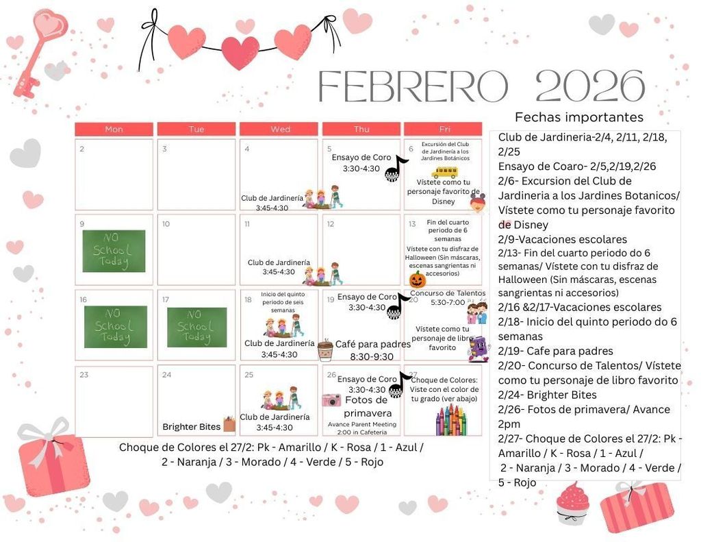 February Community Calendar