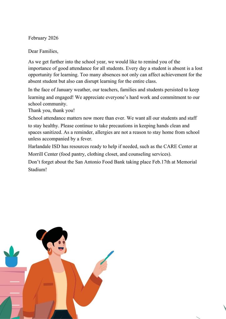 Attendance Letter to Parents