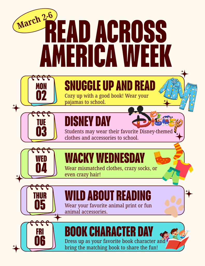 Read Across America Week Flyer