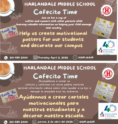 Cafecito April 02 from 9-10am