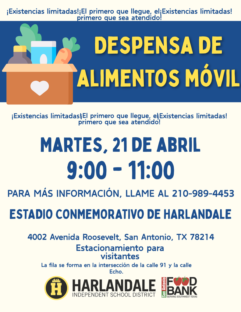 April Food Pantry