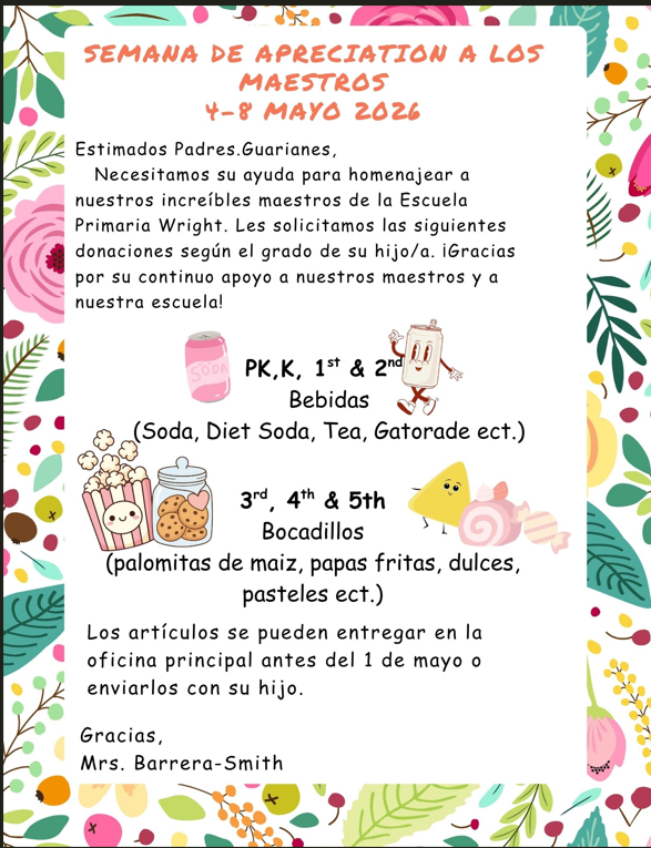 Teacher Appreciation 