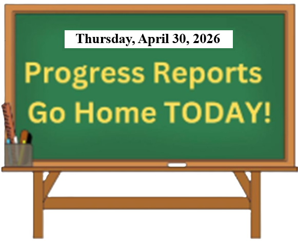 Progress reports sent home today