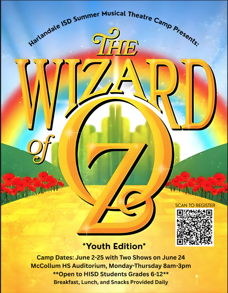 Summer Musical Theater 6th - 12th grades