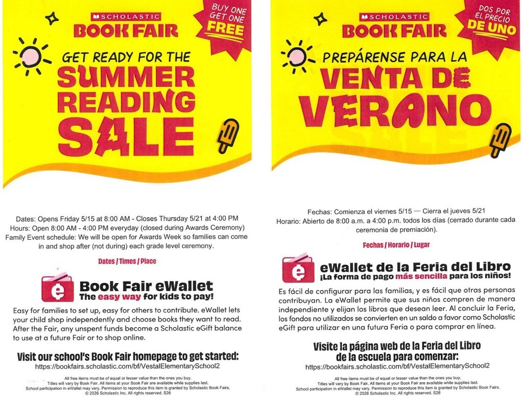 scholastic summer reading sale flyer