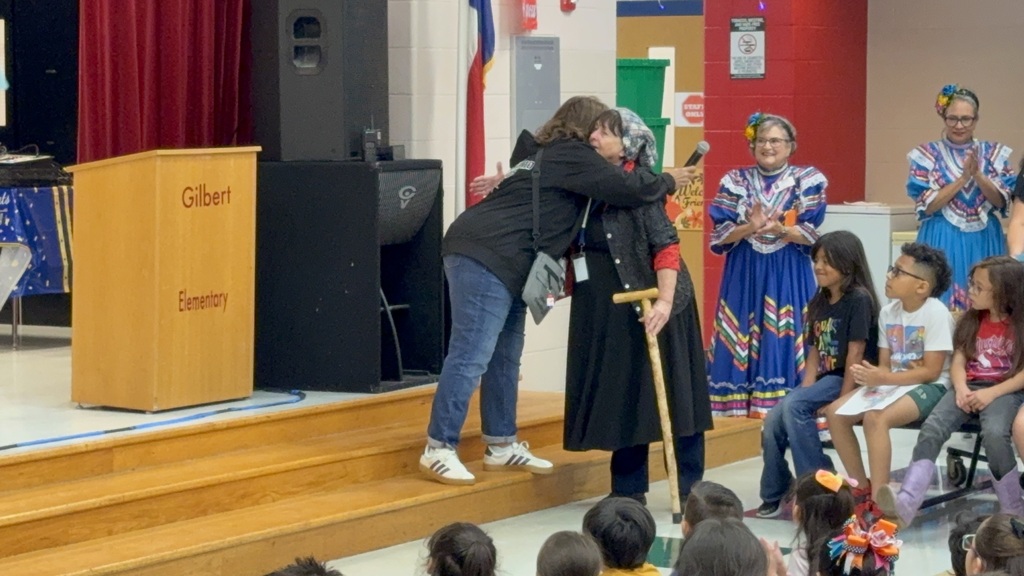 Ms. Wing presenting the counselor