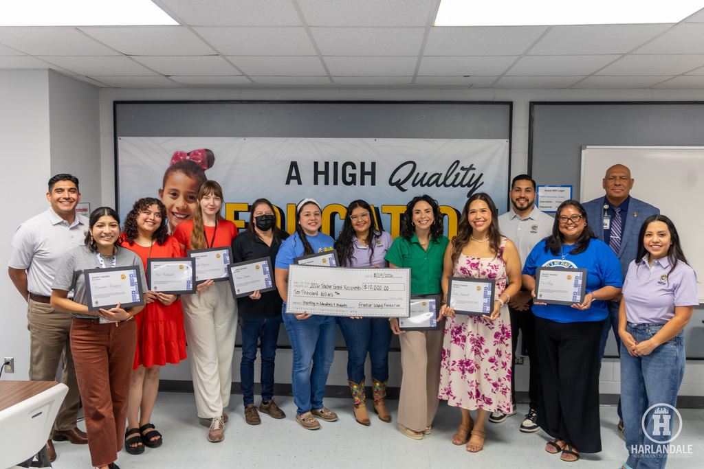 Harlandale ISD. Frontier Legacy Foundation Grant Giveaway