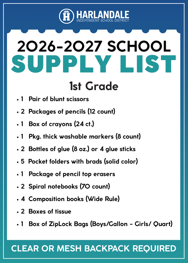School Supply List