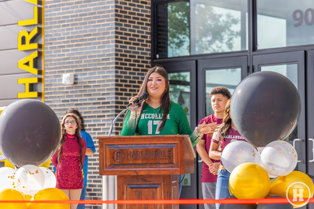 Harlandale ISD Multipurpose Center Ribbon cutting