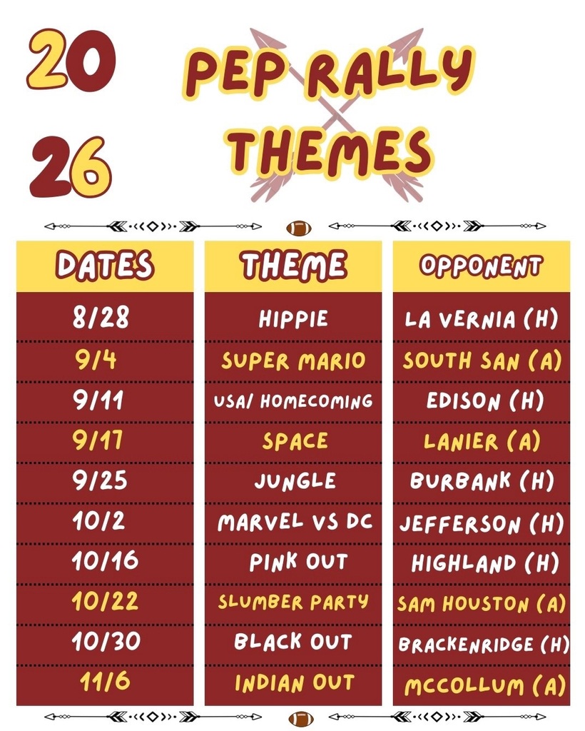 Pep Rally Themes