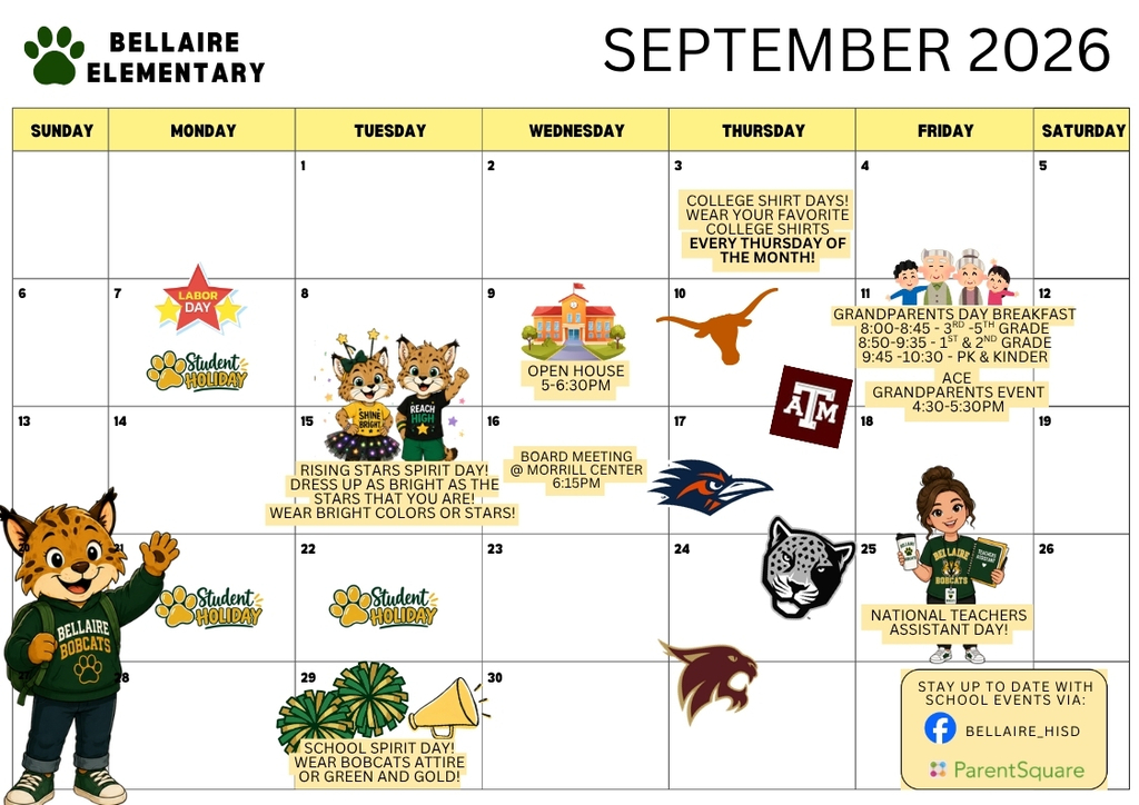 September School Calendar