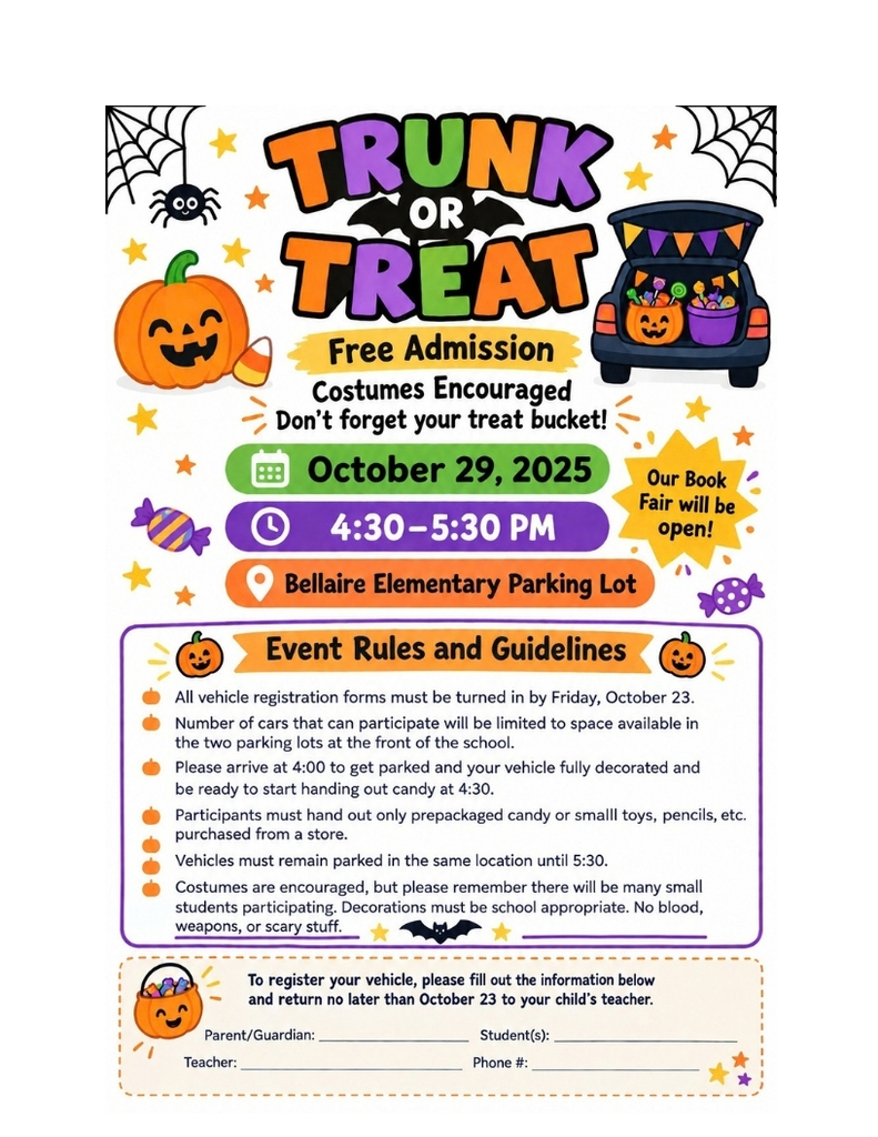 Trunk or Treat Participation